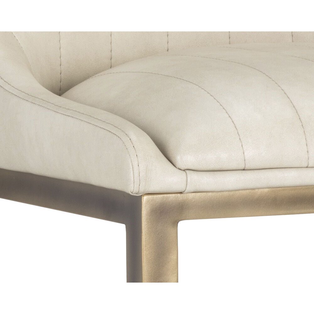 Halden 40.5 inch Bravo Cream Barstool